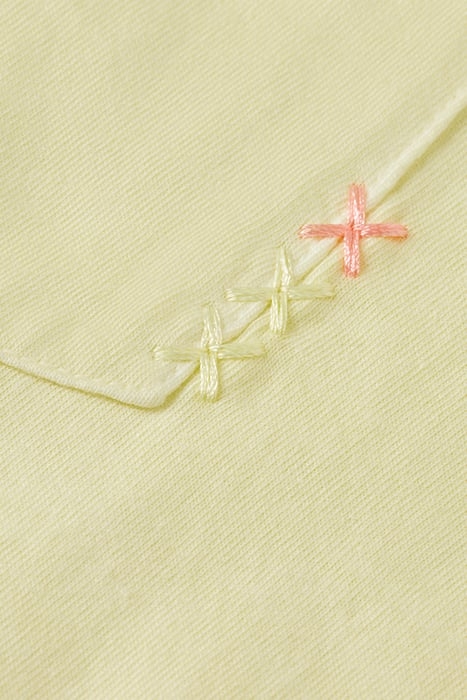 GARMENT DYE POCKET T-SHIRT WASHED NEON YELLOW 3