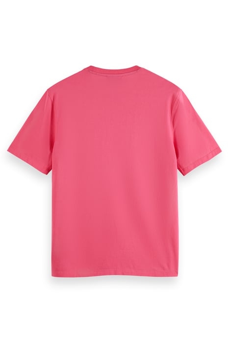 LEFT CHEST ARTWORK T-SHIRT TROPICAL PINK 2