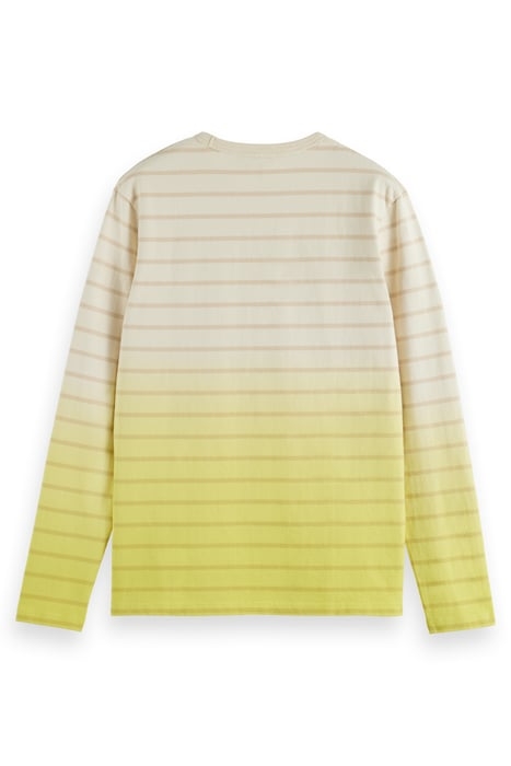 DIP DYE STRIPED LS T-SHIRT SHELL 2