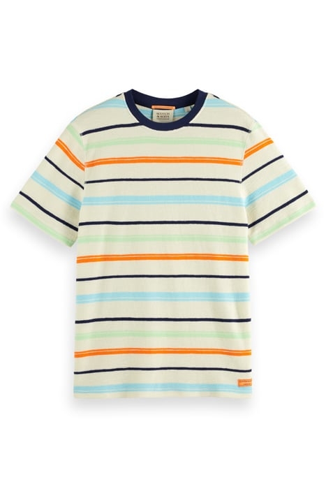 STRUCTURED STRIPED T-SHIRT MULTICOLOUR STRIPE 1