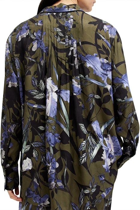 EVE BATU SHIRT DEEP KHAKI GREEN 2