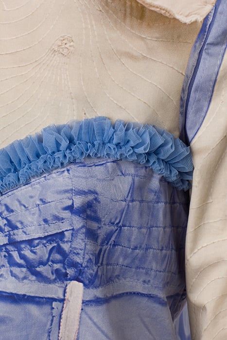 INSIDE OUT TROMPE-L'ŒIL POPLIN BLOUSE MULTICOLOR 4