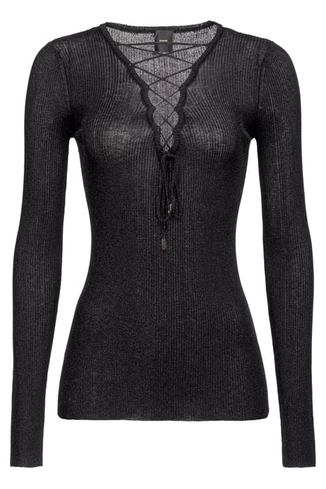 COMPOSTO MAGLIA COSTINA METALLICA BLACK 1