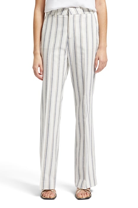 VIOLET LUREX LINEN BLEND PANT LUREX LINEN STRIPE 1