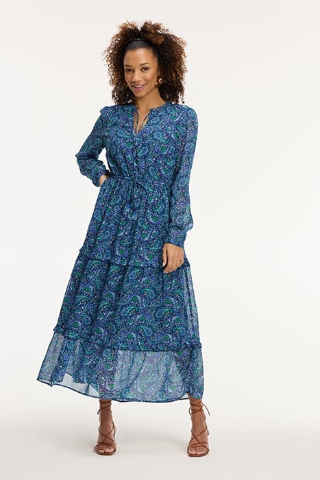 JADE DRESS PAISLEY BLUE PAISLEY 1