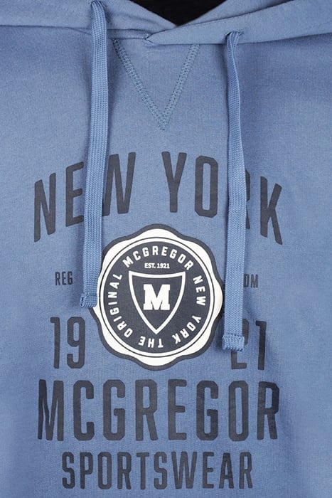 GRAPHIC HOODY FADED BLUE 3