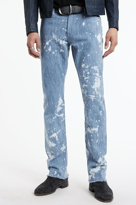 REGULAR FIT DENIM WITH RAW EDGES DUTCH BLUE 1