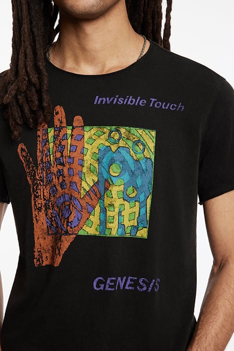 SS RAW EDGE TEE VINTAGE WASH - GENESIS I BLACK 3