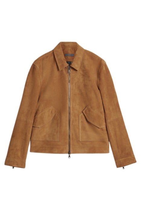 SLIM FIT TOP COLLAR JACKET WITH FLAP PAT COPPER 1