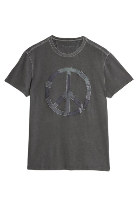 SS CREW TEE - RECONSTRUCTED PEACE COAL 2