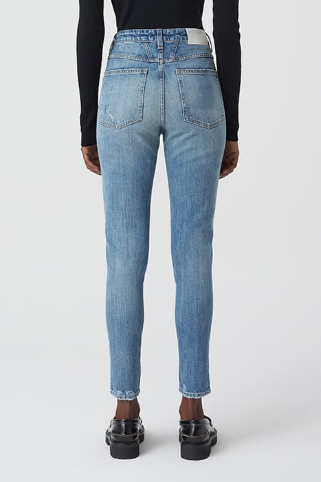 SKINNY PUSHER JEANS MID BLUE 2