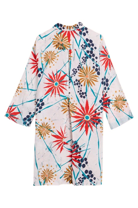 BLAIRE LINEN TUNIC IVORY PRINTED 3