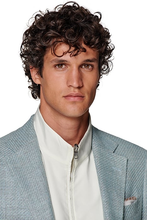 MINT BLUE TAILORED FIT HAVANA BLAZER 6