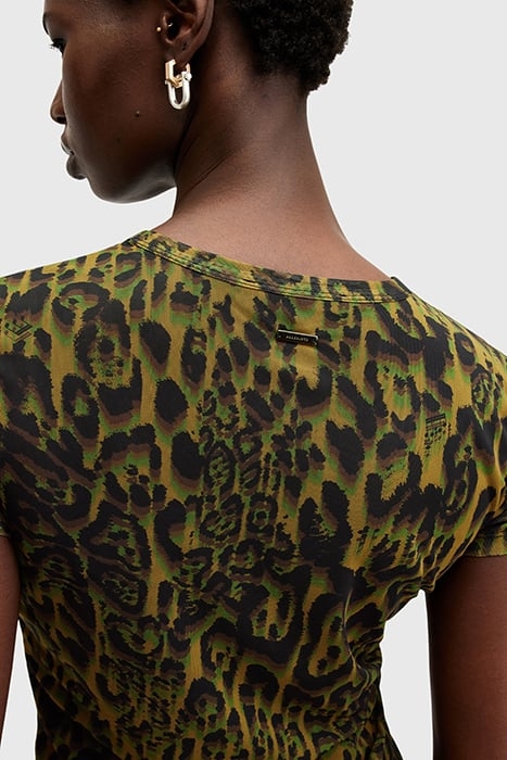 ELLIE MESH TEE TERESA KHAKI GREEN 8