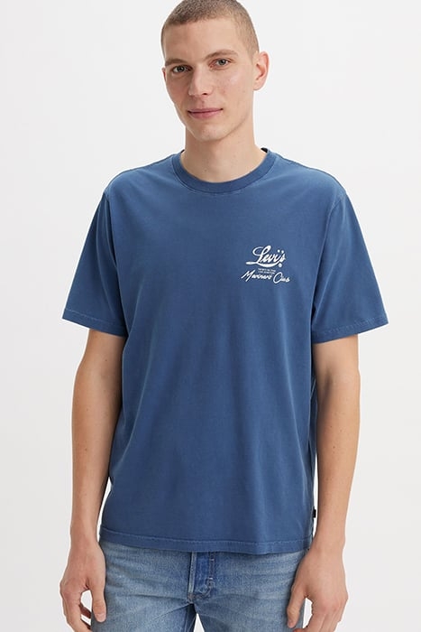 SS PRINTED T-SHIRT BLUE 5