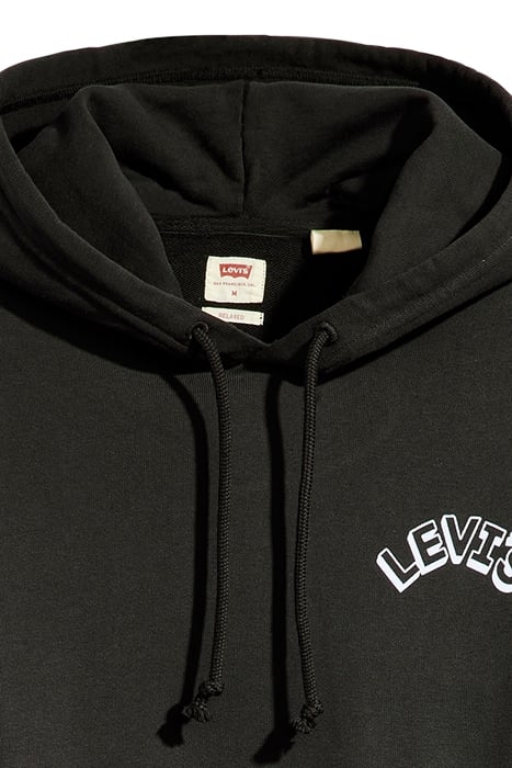 RELAXED JEANS HOODIE BLACK 6