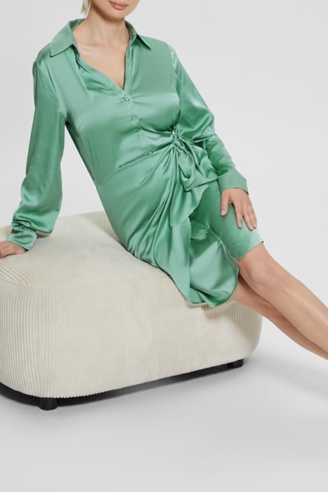 ES LS ALYA DRESS VITAL GREEN 6