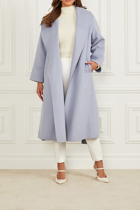 KEERA COAT DUST LIGHT WRAP BLUE 5