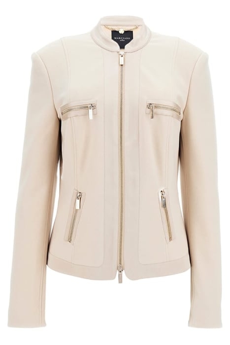 KAREN JACKET FAWN CROPPED TAUPE 4