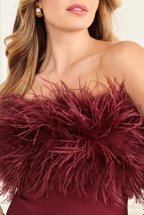 EVITA BANDAGE MINI DRESS VINO 7