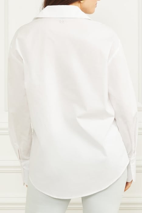 LISA SHIRT POPELINE TRUE WHITE BUTTON-DOWN 2