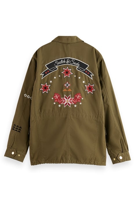 EMBROIDERED FESTIVAL JACKET MILITARY 5
