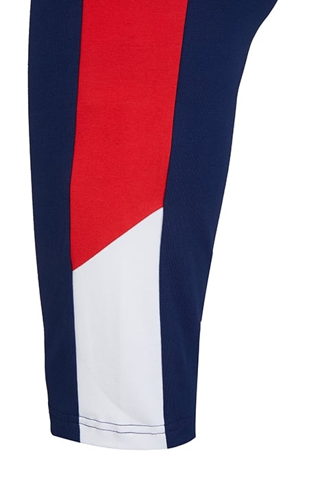 BASEL SHORT LEGGINGS MEDIEVAL BLUE-TRUE RED-BRIGHT WHITE 3