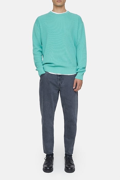 CREWNECK KNITS GLAZED GREEN 3