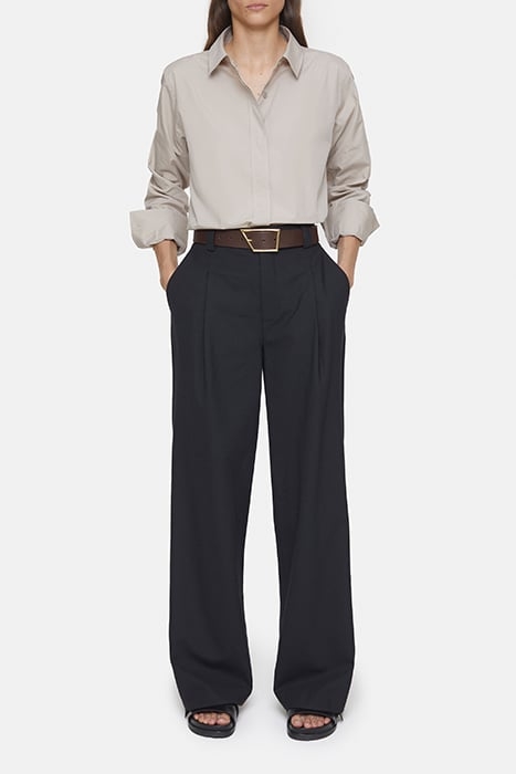 FITTED LONG BLOUSE SHIRTS & BLOUSES PLASTER BEIGE 3