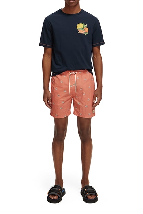 MID LENGTH - MINI PRINTED SWIMSHORT FLAMINGO SURFER AOP 3