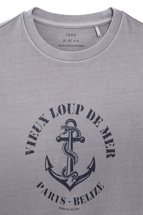 AZURE T-SHIRT WITH ANCHOR IMAGE 2
