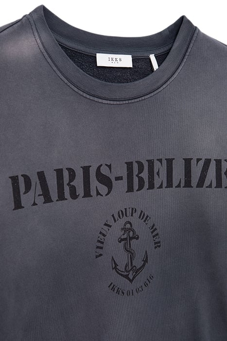 SLATE GREY ORGANIC COTTON WITH SLOGAN 4