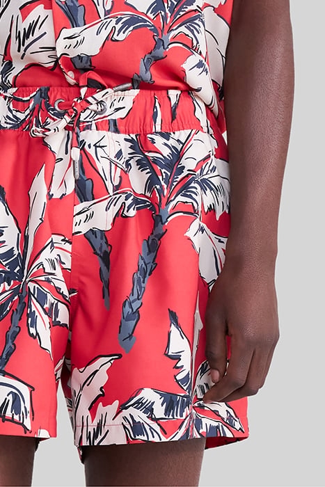 CAYENNE RECYCLED SWIM SHORTS WITH PALM TREES 5