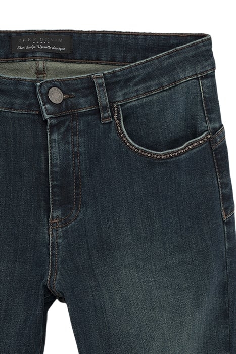 MID.HIGH BLUE SCULPT.UP FIT SLIM JEANS 7