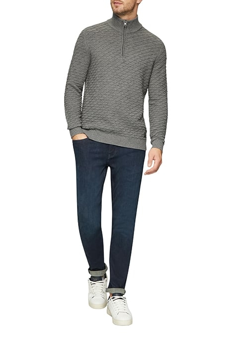 S.OLIVER PULLOVER GREY/BLACK 2