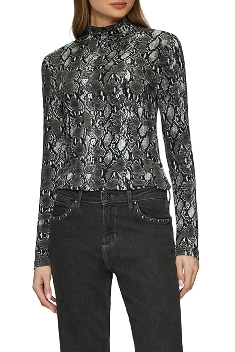 S.OLIVER T-SHIRTS GREY/BLACK 1