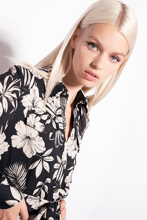 ASSENTE DRESS BLACK/BUTTER 7