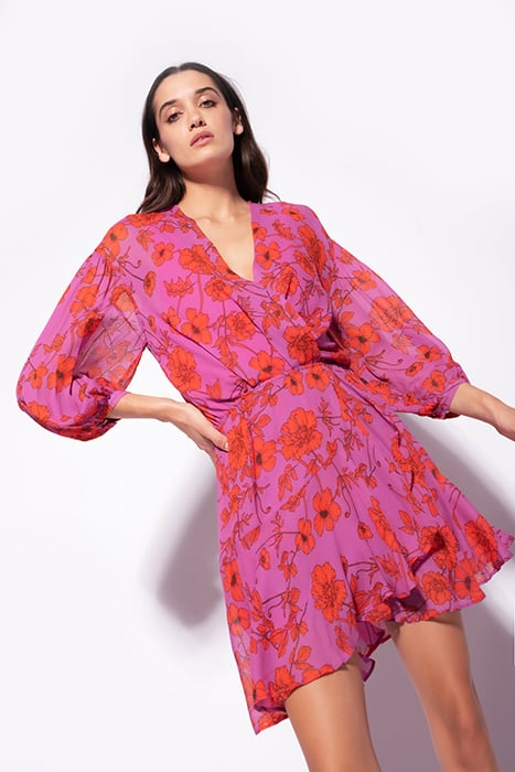 ALBORELLA DRESS FUCHSIA/RED 8