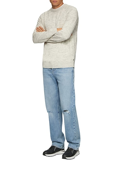 S.OLIVER-QS PULLOVER GREY/BLACK 2