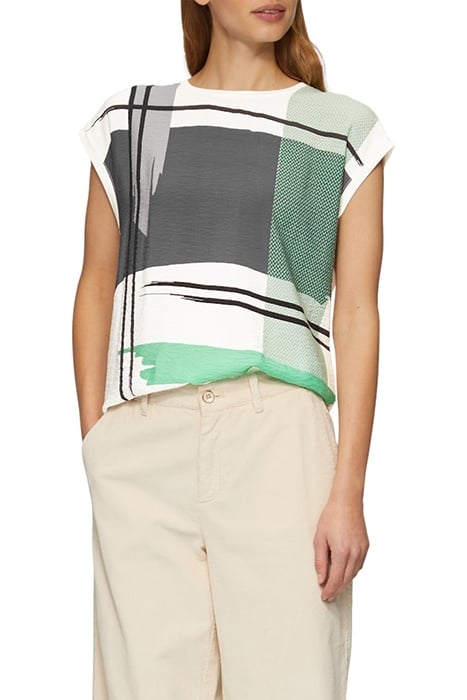 S.OLIVER T-SHIRTS SLEEVELESS WHITE 1