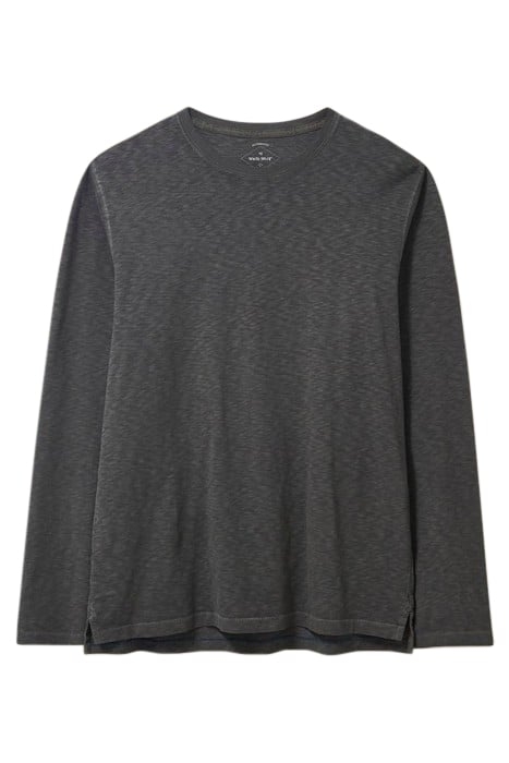 LONG SLEEVE ABERSOCH TEE WASHED BLACK 2