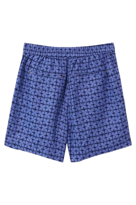 ROWENA LINEN SHORT BLUE MULTI 3