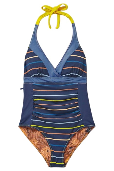 SUNSHINE REVERSIBLE SWIMSUIT NAVY PRINT 1