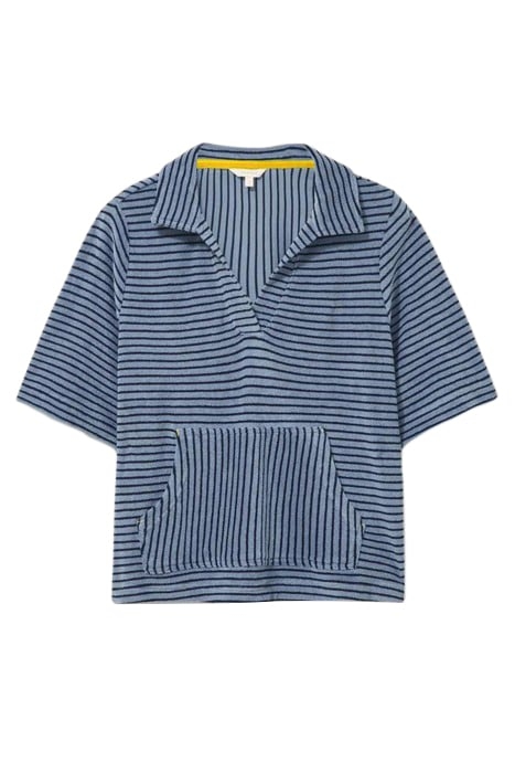 SOFIA TOWELLING TOP BLUE PRINT 2