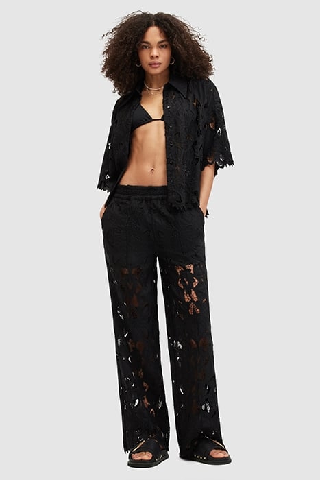 CHARLI EMB SHIRT BLACK 3