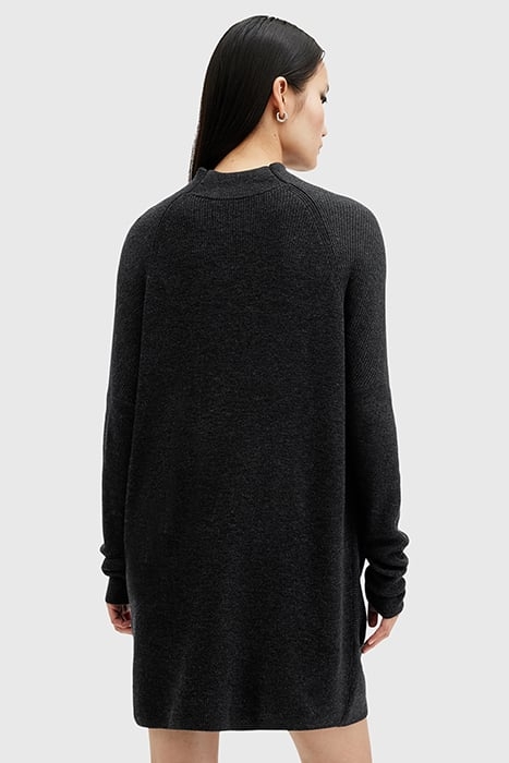 RIDLEY JUMPER DRESS CINDER BLACK MARL 2