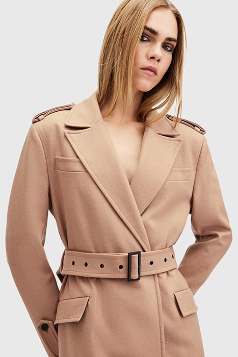 AUGUSTA COAT CAMEL BROWN 7