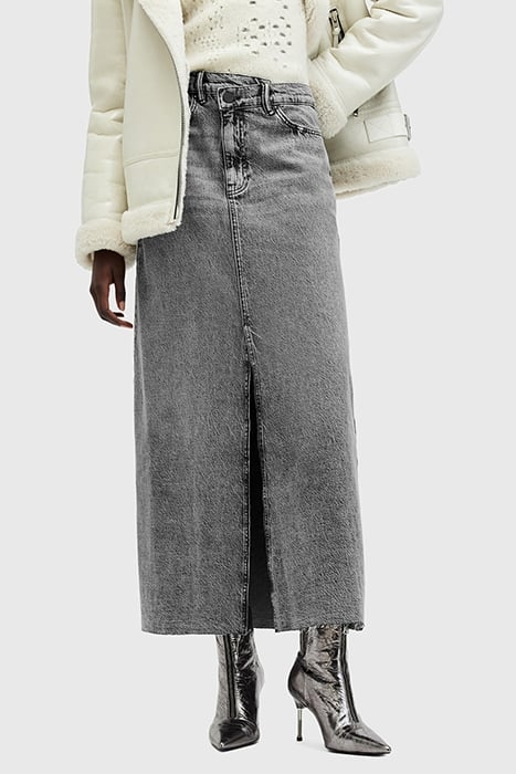 NOIR MAXI SKIRT VINTAGE BLACK 1