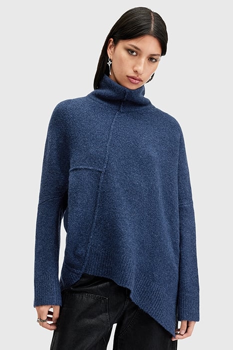 LOCK ROLL NECK MIDNIGHT BLUE 1