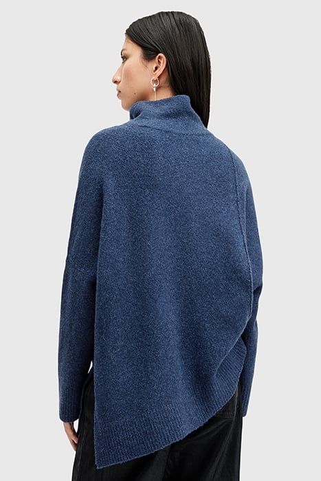 LOCK ROLL NECK MIDNIGHT BLUE 2